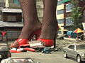 GIANTESS IN RED