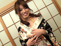 素人・AV人気企画・女子校生・ギャル サンプル動画:京都生まれの和装巨乳美女が淫らに堕落！