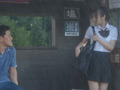 びしょ濡れ女子○生雨宿りバス停強制わいせつ