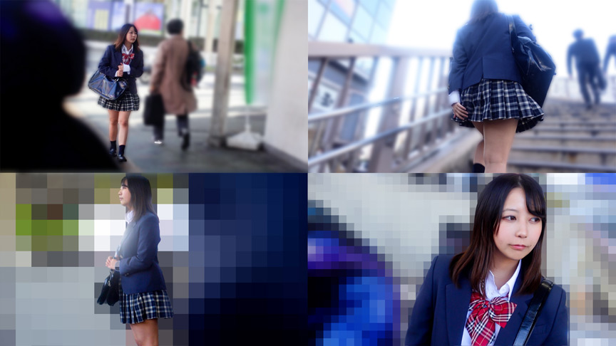 痴○電車#052 むっちり肉感制服女子 1枚目