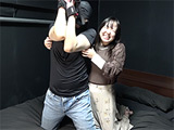 【F/M】新人モデル谷田かりなのM男くすぐりプレイ!