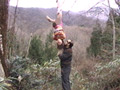 従僕志願妻 天井逆さ吊りに蝋燭責めに○●放尿 画像1