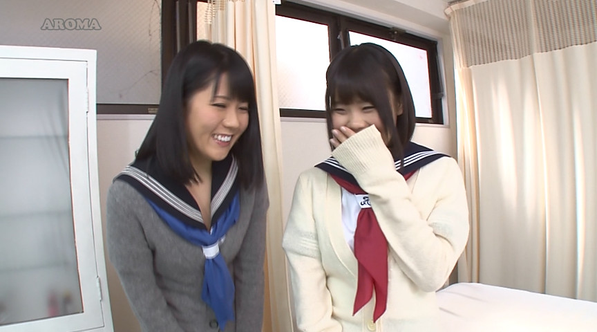 【aroma-1219】美少女たちのつるりんま○こ見せつけ挑発×レズビアンの見所画像16