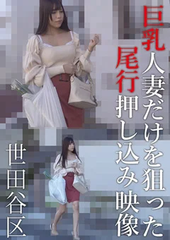 巨乳人妻だけを狙った尾行押し込み映像 世田谷区