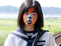 [cocoa-0103] Animal Face Painting Girl