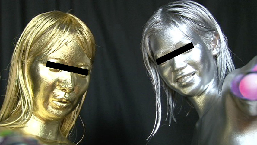 METALLIC BODY PAINTING 003