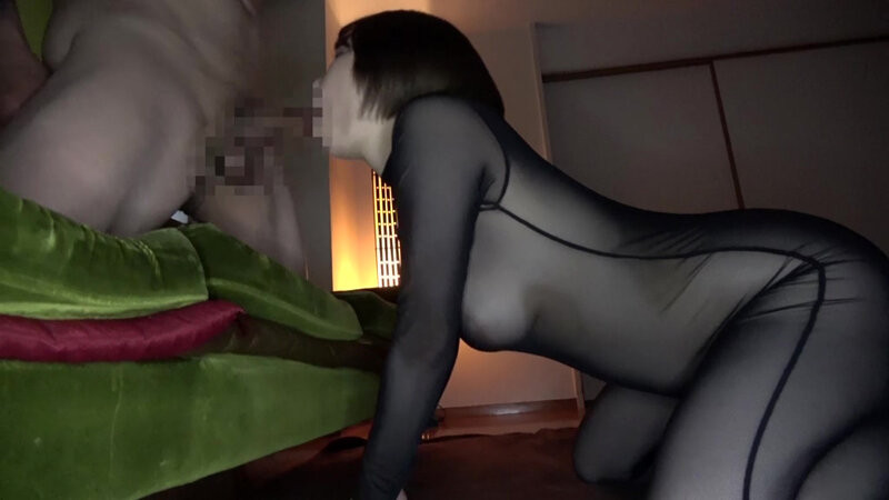 全身透け透けタイツ痴女 宍戸里帆 画像14