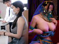 会社では地味な巨乳OLとおっパブで遭遇 朝海汐