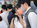 マスク越しのキスは最高の前戯！無自覚に誘惑する爆乳OL サンプル画像11