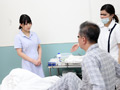 清拭中にチクビを触られ感じたら 横宮七海 サンプル画像1