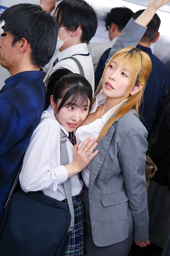 背後からネチョいコネくり手マンで誘惑する性欲レズ女 画像1
