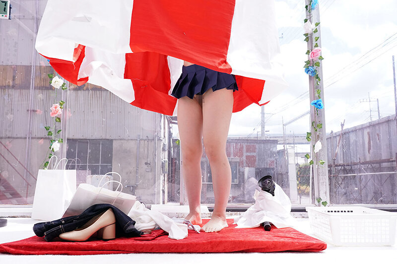 女子大生が青空ビキニ生着替えチャレンジ!2 画像3