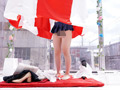 女子大生が青空ビキニ生着替えチャレンジ！2 サンプル画像3