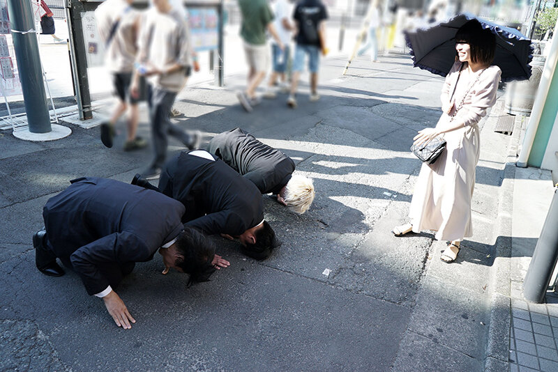 追跡 土下座ナンパ 絶叫 人妻ゴロシ 4 画像1