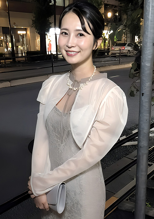 結婚式帰りにお口だけでコンドーム装着にチャレンジ！妊娠願望爆アゲ！きのこ頭チ○ポに秒でイキまくる性欲モンスター爆誕