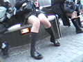 街撮 女子校生の脚 前編のサンプル画像9