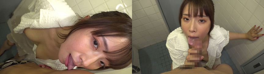 個撮）Gカップ清楚系おネエさんのフェラギャップ 画像3