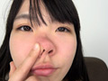 素人娘かなこちゃんの鼻観察・くしゃみ鼻水