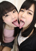 FJD-1354 自己紹介＆相互舌観察濃密絡み合い唾液レズ接吻 満月ひかり ゆずりはえな
