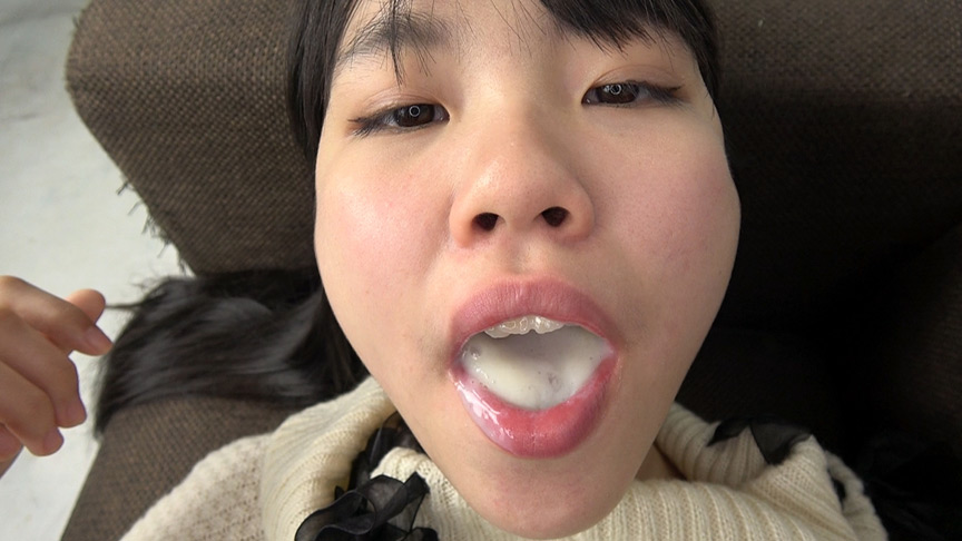素人娘かなこちゃんのベロ観察・ベロ唾液フェチズム 画像10