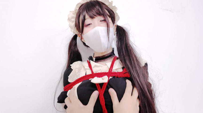 甘メイドにガチ緊○→放置→電マ責め 画像7