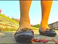 [fumaretai-0022] ウォークングシューズや短靴でザリガニを踏み砕く！ シロのキャプチャ画像 5