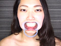 銀歯4本＆矯正具付き口腔視姦と咀嚼顔舐め接吻のサンプル画像3