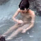 美女だけ露天風呂2