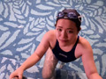 競泳水着で凶悪腹パンチバチボコイラマチオと水中潜水 画像15