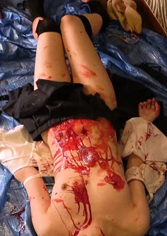 ホラー風バッドエンドチャレンジと首シメ腹パンチ