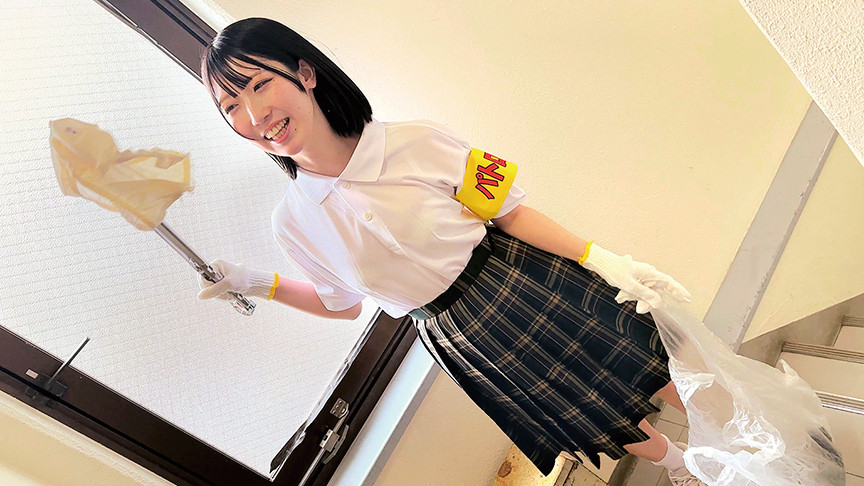 ゴミ拾う手の先輝く僕等の未来 心の綺麗な女の子4名 画像8