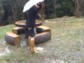 [hengenjizai-0136] 雨で汚れたブーツでのぞき魔を撃退するOL女王様のキャプチャ画像 9