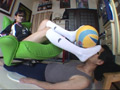 [hengenjizai-0184] 美脚バレーボール選手の練習台のキャプチャ画像 7