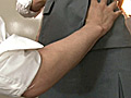 黒パンストで丸い尻が男をそそらせる三十路女教師 サンプル画像2