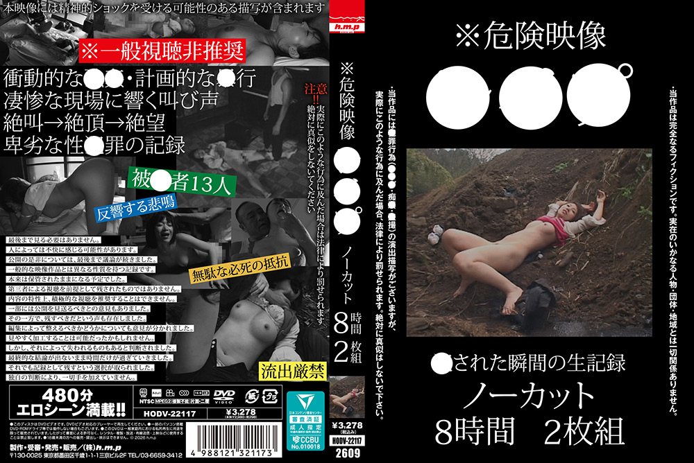 ※危険映像 ○○○ ノーカット8時間2枚組