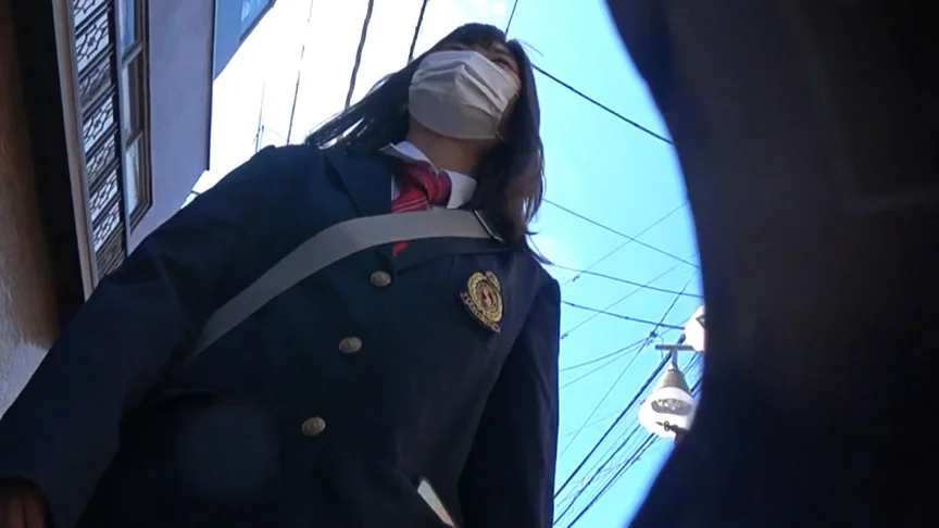対面彼女 電車内でパンチラしてくる挑発的なJKが女神