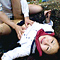少女山中連れ輪姦し