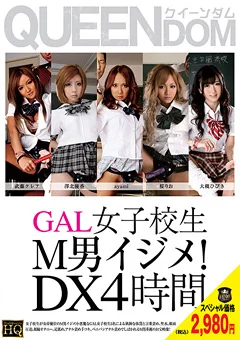 GAL女子校生M男イジメ！ DX4時間