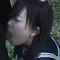 女子校生にチ○ポをしゃぶってもらいました。
