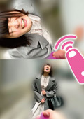 當間みこちゃんとリモバイ散歩！街中で絶頂恥○プレイ！