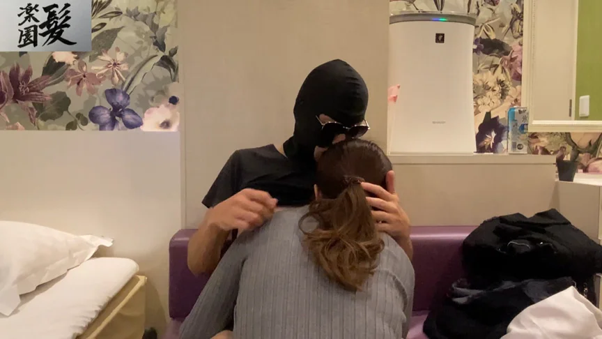 髪楽園No.7茶黒ロング巻き髪後編