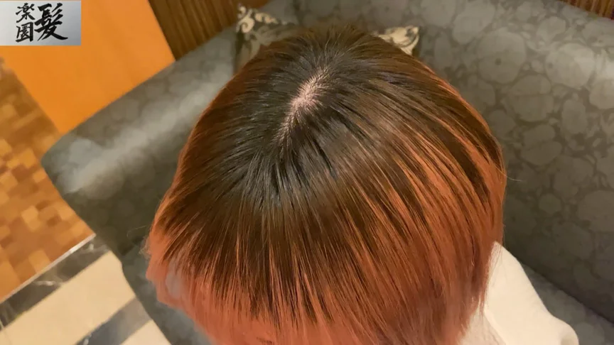 髪楽園No.10 茶髪ショート前編