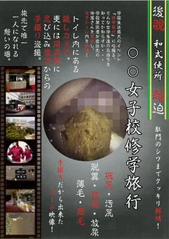 後覗超迫 盗撮 和式便所 ○○女子校修学旅行1