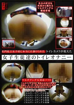 トイレカメラが捉えた女子生徒達のトイレオナニー