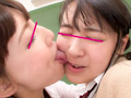 レズキス女子○生 舌と唾液が濃蜜に絡み合う顔舐め接吻 サンプル画像 6