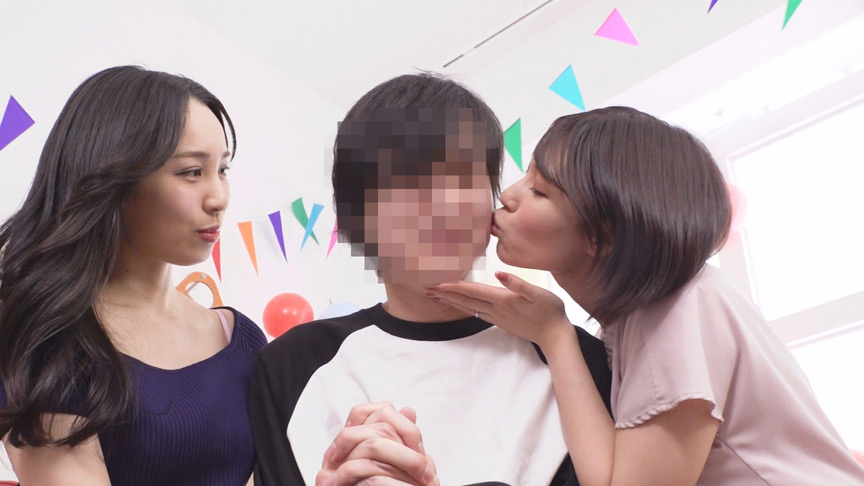 ママ友同士の逆3P筆おろしゲーム！ 画像1