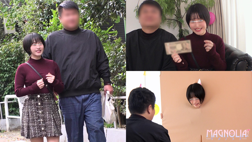 壁穴から顔を出したまま身体にイタズラ！まや 画像1