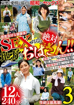 SEXするなら絶対 地方のおばさん！！12人240分3