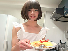 【エロ動画】男の憧れ！裸エプロンでLet’s cooking！！男×男エロ画像