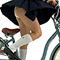 女子校生の自転車パンチラ3